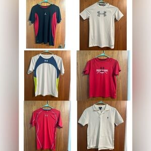 6 pieces of boy’s short sleeve tees size M